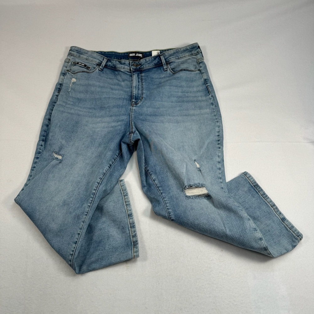 DKNY Light Blue Flare & Wide Leg Jeans